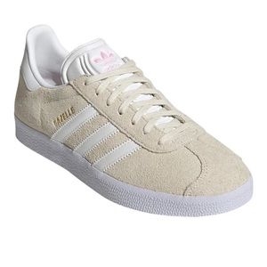 Women’s Size 8 Adidas Gazelle Shoes, Off White. SOLD OUT! NWT!